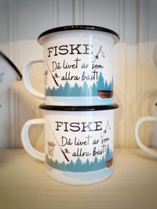 Emaljmugg - Fiske