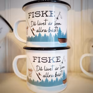 Emaljmugg - Fiske