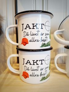 Emaljmugg - Jakt