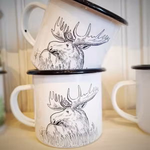 Emaljmugg - Älg
