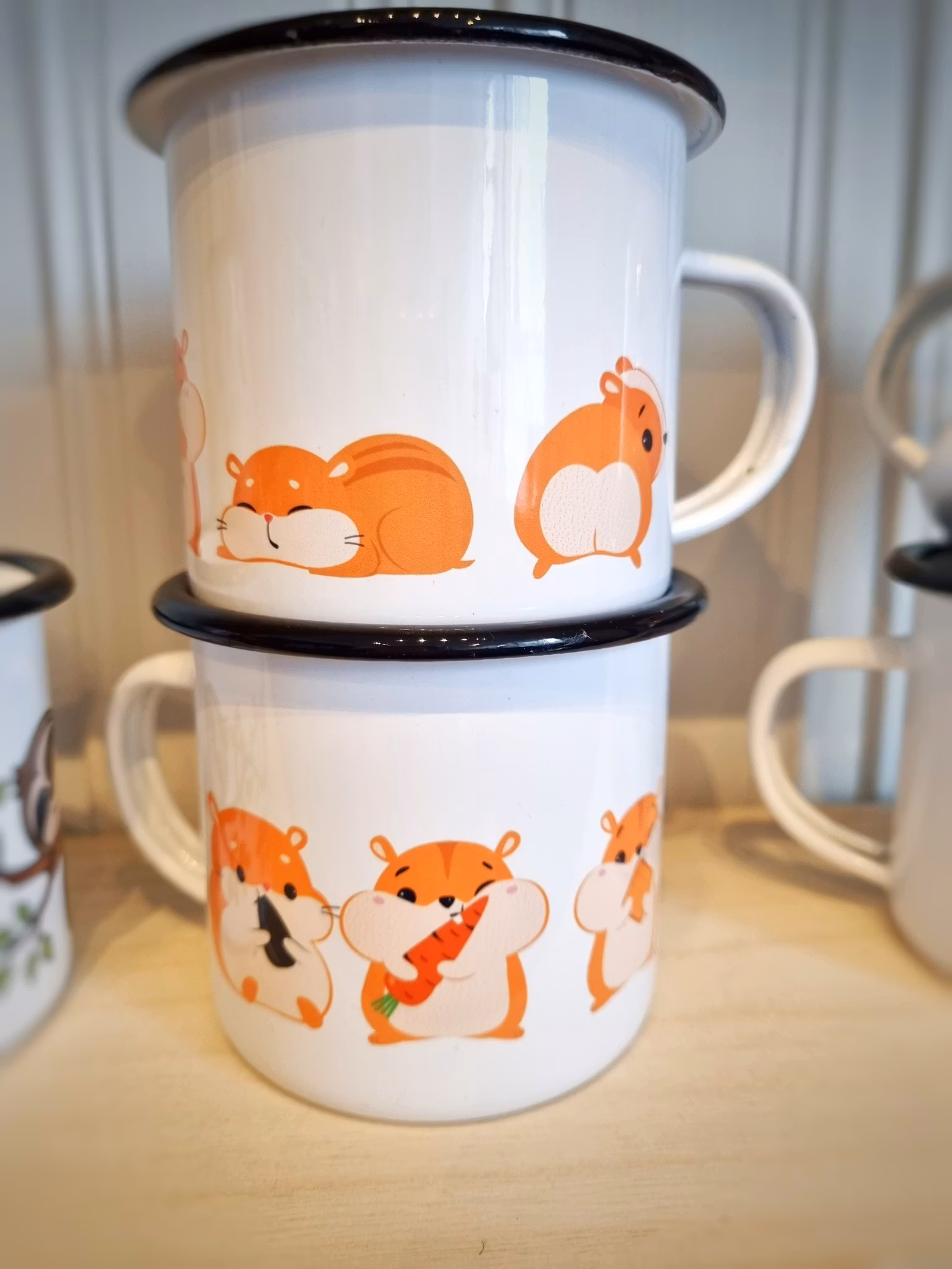 Emaljmugg - Hamster