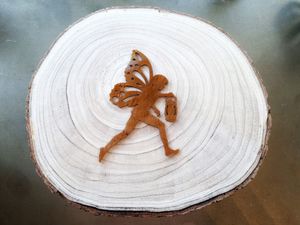 Trädgårdsfé: Lykta [rost]