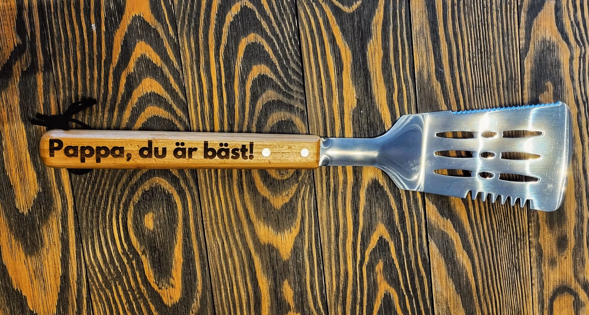 Stekspade med gravyr [Pappa, du är bäst]