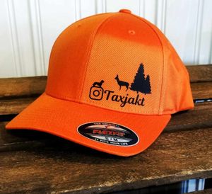 Keps: Flexfit - personligt tryck [Orange]