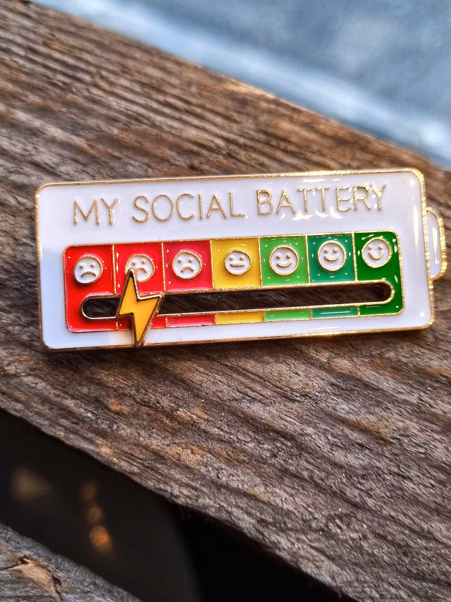 Pin: My social battery