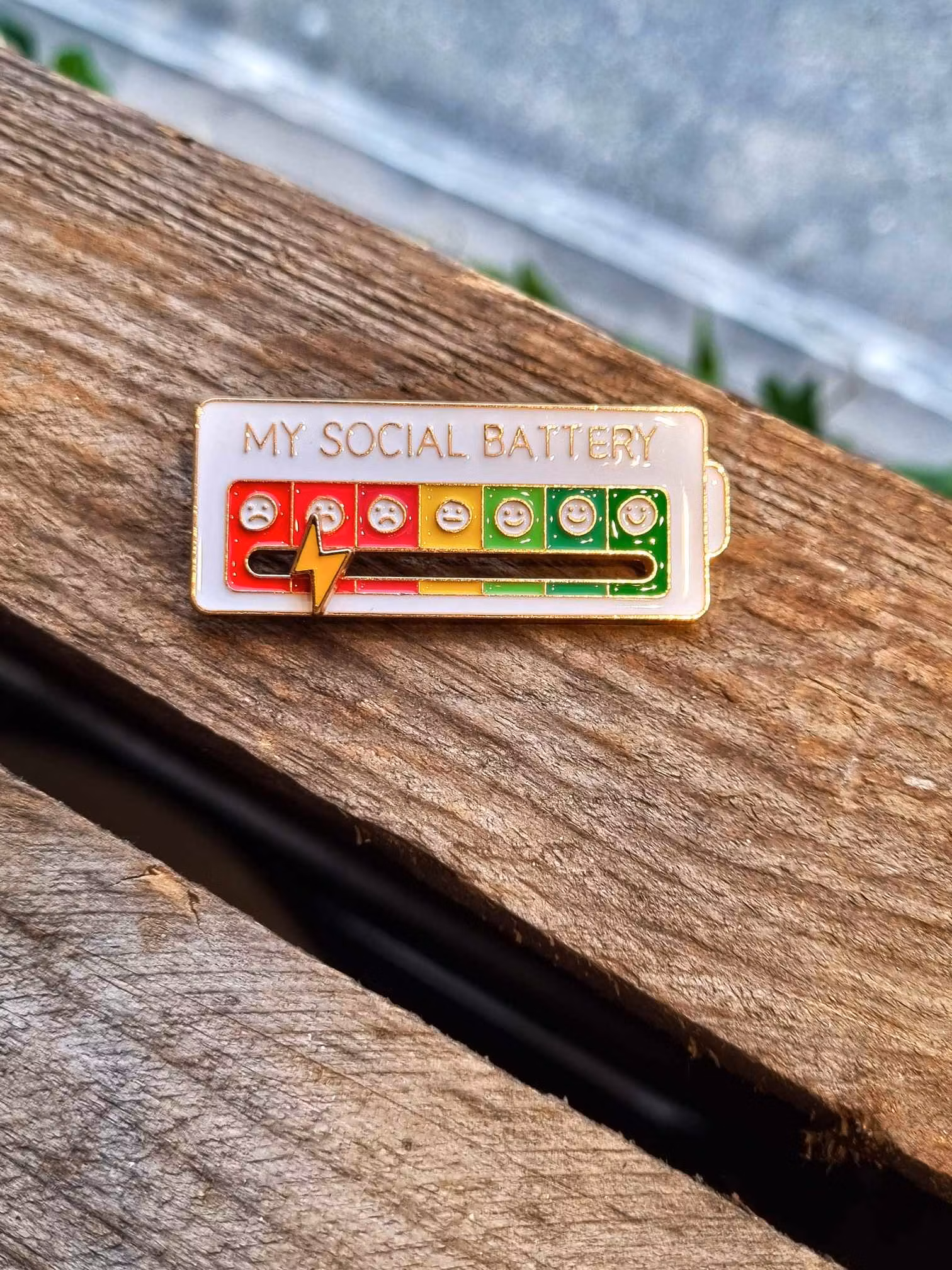 Pin: My social battery
