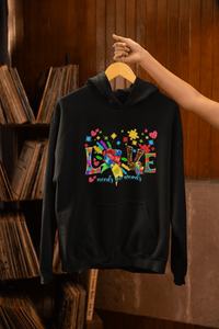 Hoodie: LOVE [vuxen]