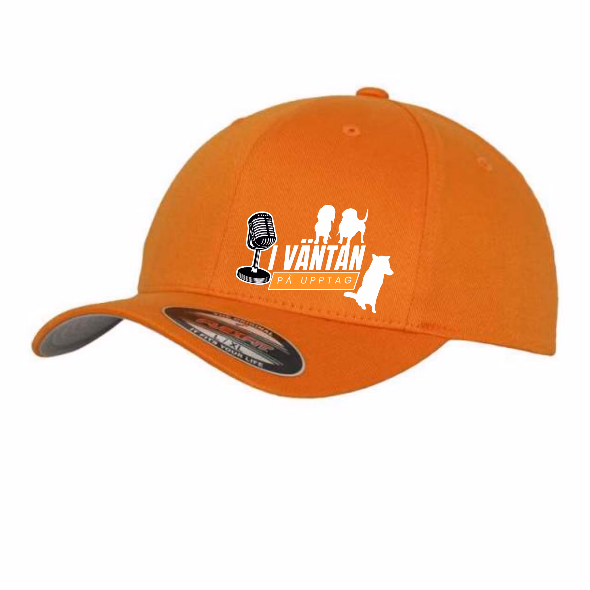 Keps: I väntan på upptag [Flexfit Orange]