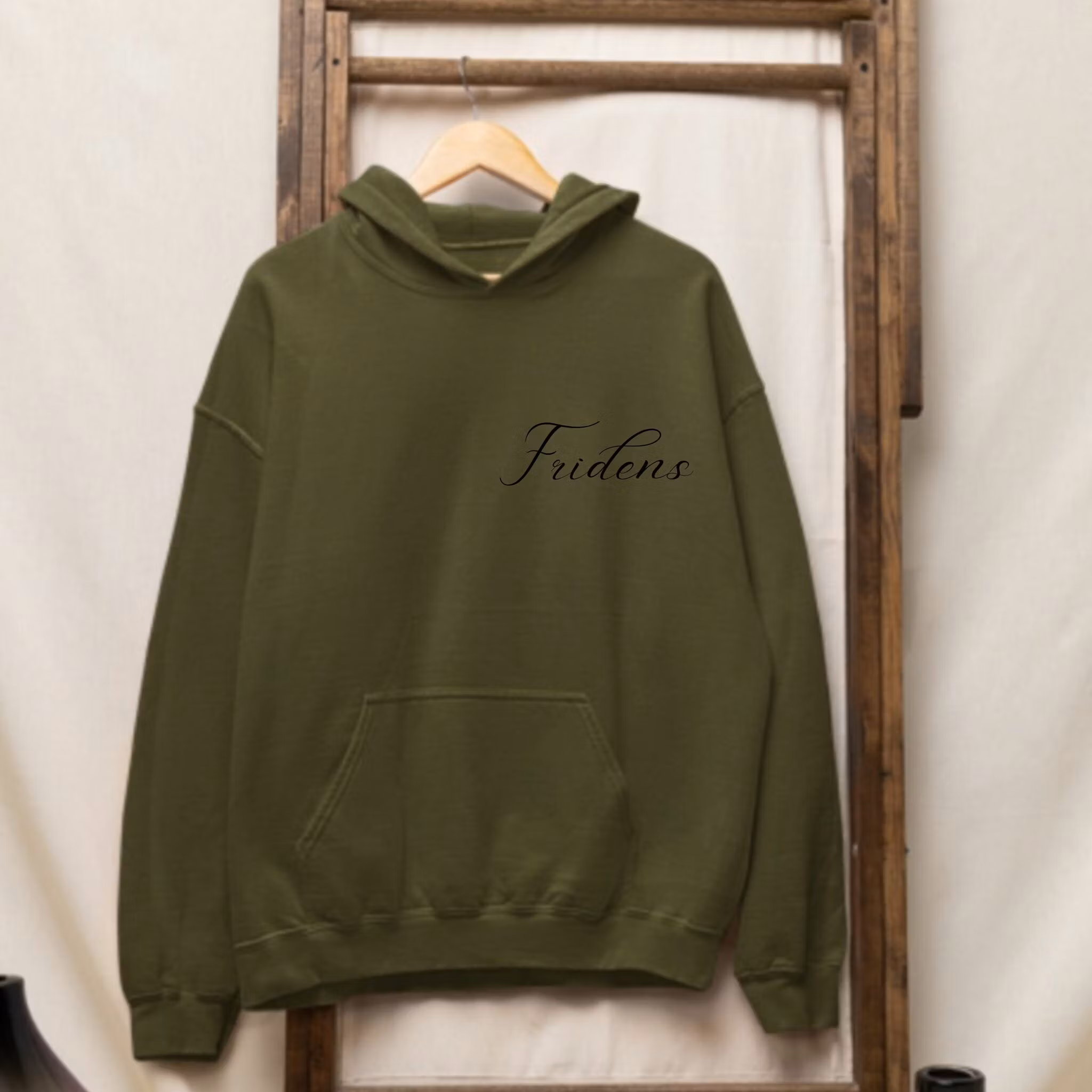 Hoodie: Fridens [grön]
