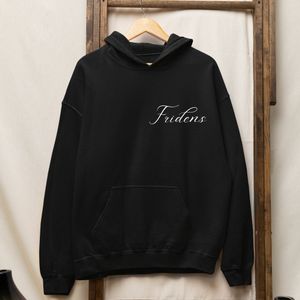 Hoodie: Fridens [svart]
