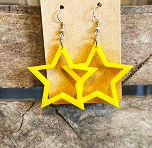 Örhängen: Ihålig stjärna