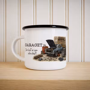 Emaljmugg - Garaget