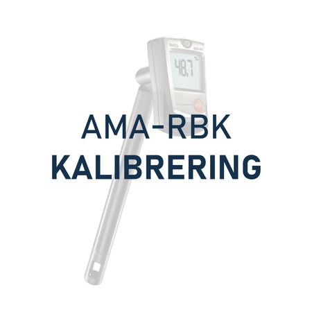 Kalibrering AMA-RBK (4-pkt), á 1st givare