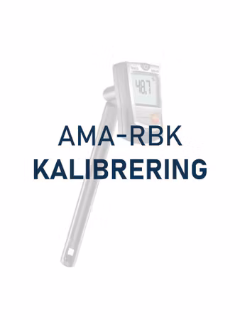 Kalibrering AMA-RBK (4-pkt), á 1st givare