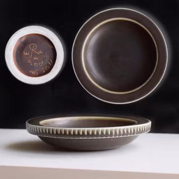 Carl-Harry Stalhane Rorstrand Stålhane Rörstrand plate/bowl SGU 1950-60s Sweden