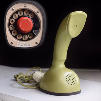 Genuine vintage Ericofon Cobra telephone Made in Sweden by LM Ericsson