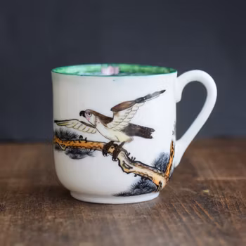Vintage teacup with saucer from Dao Feng Shan / Tao Fong Shan Hong Kong Eagle