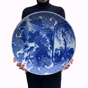 Large Japanese charger, first half of 20th c #1223