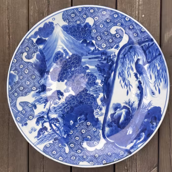 Large Japanese charger, first half of 20th c #1223