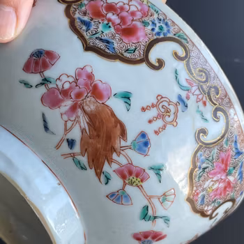 Antique Chinese porcelain bowl first half of 18th C Yongzheng / Qianlong #1233