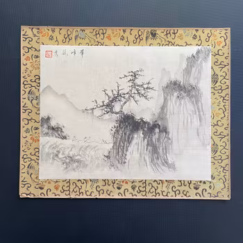 3 Antique Chinese paintings, republic period #1290