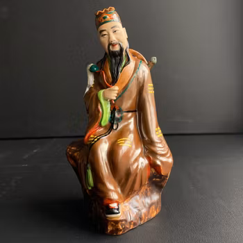 Vintage Chinese porcelain figurine, 20th c #1387