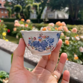 Chinese Antique Porcelain teacup Qianlong Period #1521