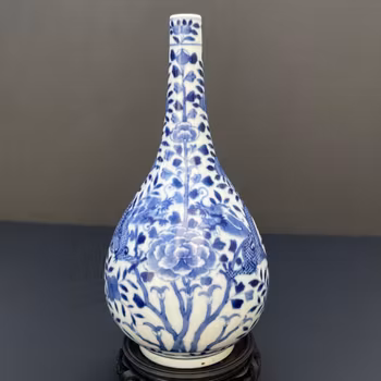Chinese Antique porcelain vase with double dragon, Late Qing Dynasty #1545