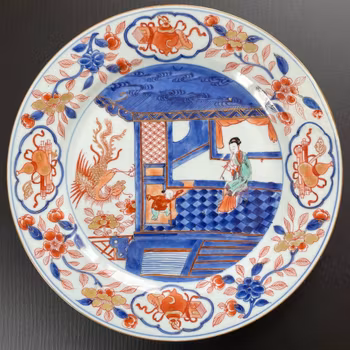 Antique Chinese charger, Kangxi / Yongzheng period #1566