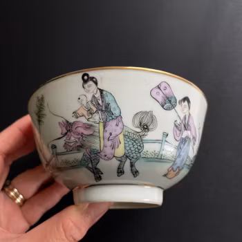 Antique Chinese Porcelain bowl from the republic period #1626