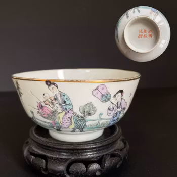 Chinese antique bowl, republic period #1628