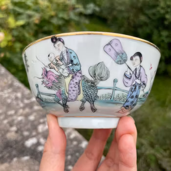 Chinese antique bowl, republic period #1628