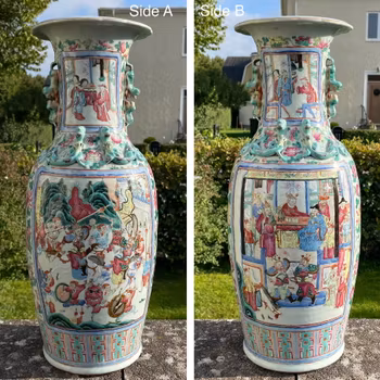 Large Chinese Antique porcelain vase, Tongzhi, Late Qing Dynasty 62 cm #1638