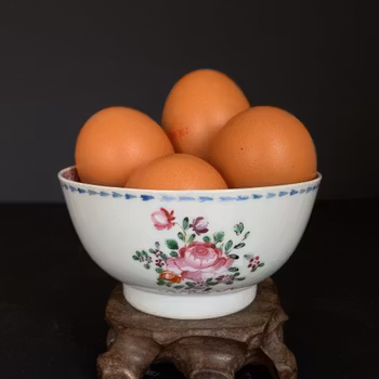 Chinese Antique Famille rose bowl, Qianlong, 18th century #1651