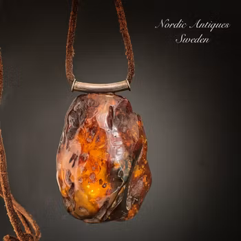 100% Natural Danish Amber Pendant Big Baltic amber 81 grams #1756