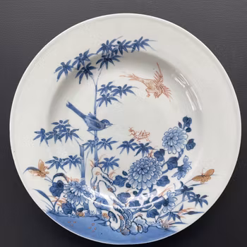 Chinese Antique Porcelain Plate, 18th C Yongzheng / Qianlong period #1769