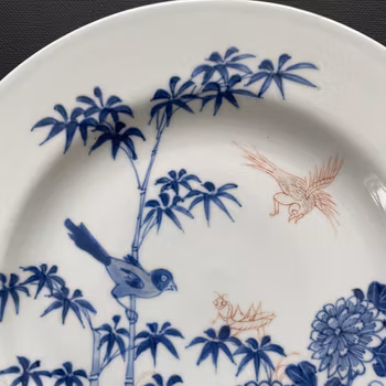 Chinese Antique Porcelain Plate, 18th C Yongzheng / Qianlong period #1770