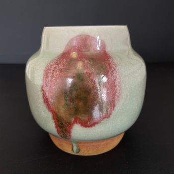 Carl-Harry Stalhane  Stålhane For Designhuset Vase Unique Signed With Certificate Sweden  #1957
