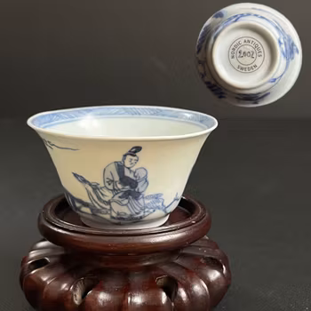 Chinese Antique porcelain tea cup, Shipwreck, possibly Ca Mau, Yongzheng Period#2002