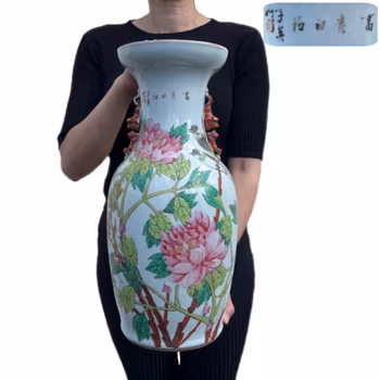 Chinese Antique porcelain Vase, Dated 1911, Late Qing，子英 #2033
