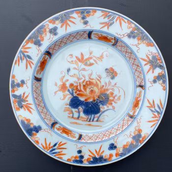 Chinese antique porcelain plate, Yongzheng / first half of 18th c #2065