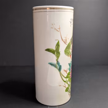 Chinese antique hatstand / brushpot, Late Qing Dynasty #2205