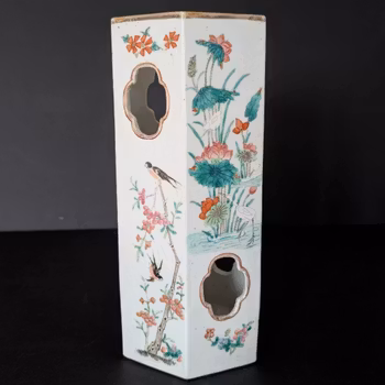 Chinese antique porcelain hatstand, 19th century #2235