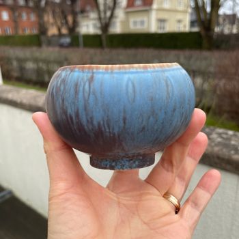 Sweden Stoneware Scandinavian Gunnar Nylund Bowl Rorstrand Rörstrand 50's #2253
