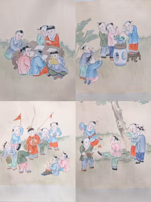Chinese Antique painting, Late Qing Dynasty / Early republic #2762