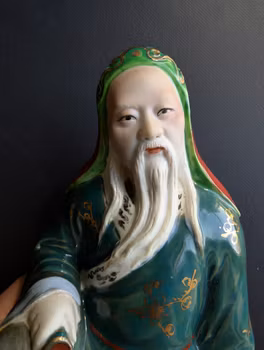 Vintage Chinese porcelain figurine, 1950's #2883 景德镇市工艺美术合作社