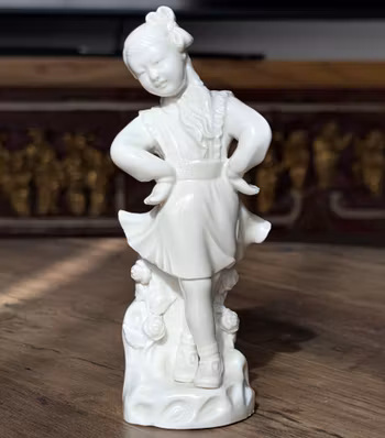 Vintage dehua blanc de chine figurine, culture revolution, 1960-1970's #3023