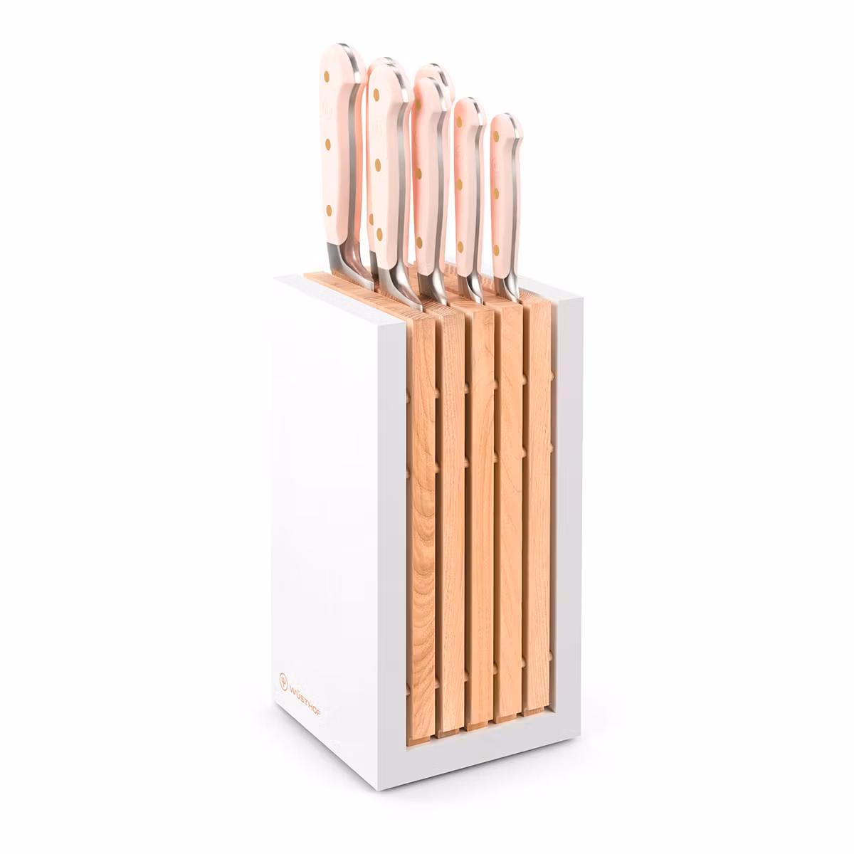 Wüsthof Classic Pink Himalayan Salt Knivset 7 knivar + knivblock