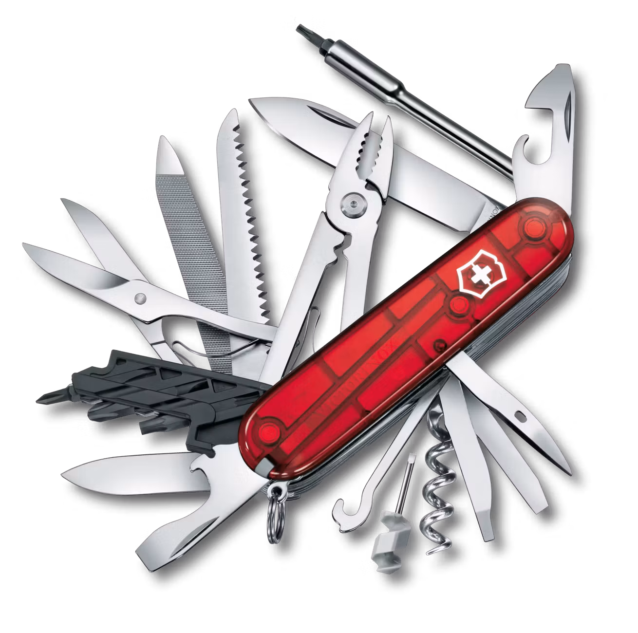 Victorinox CyberTool L Fickkniv röd transparent