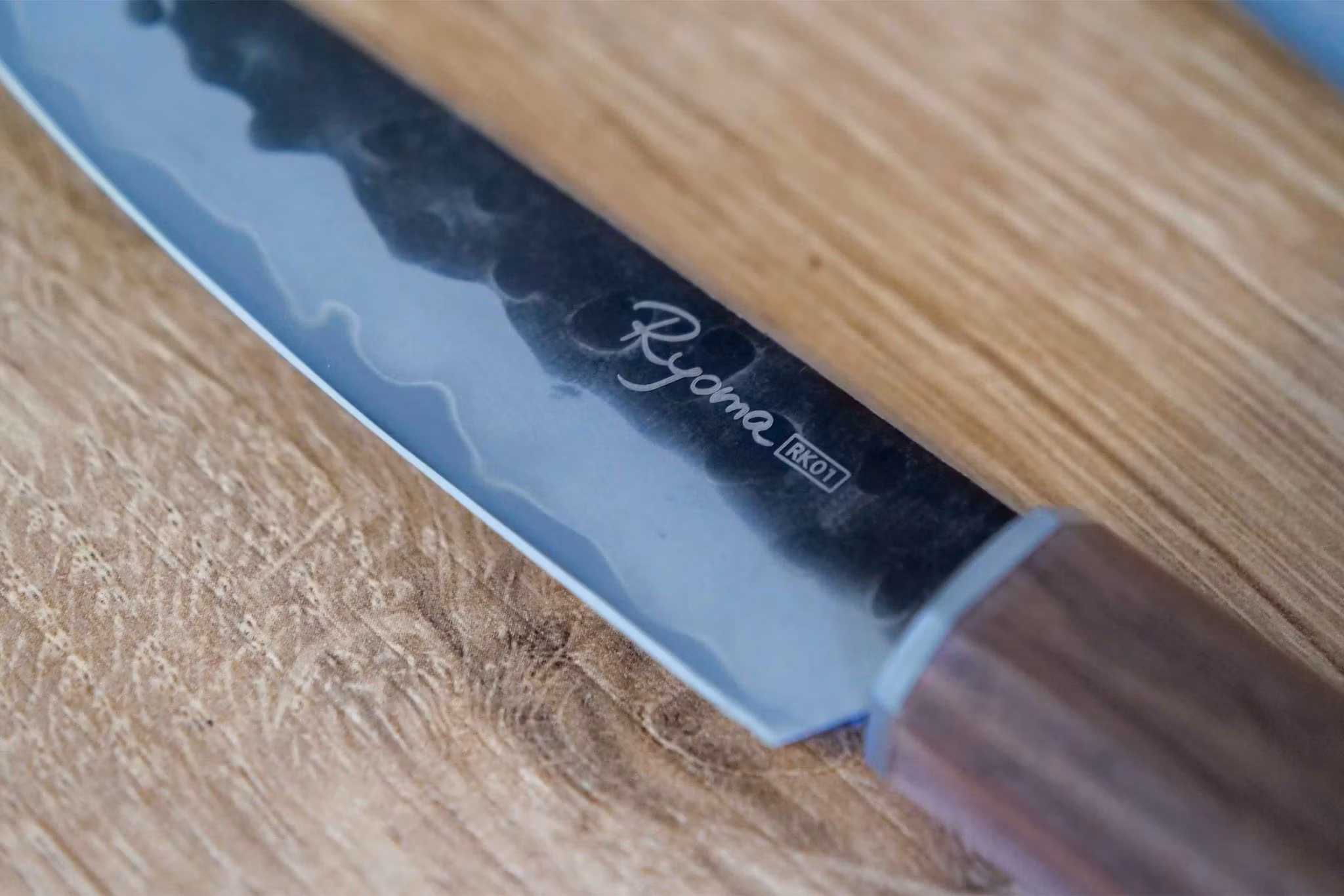 Ryoma Kurosan Paring 10 cm, detaljfoto blad och skaft
